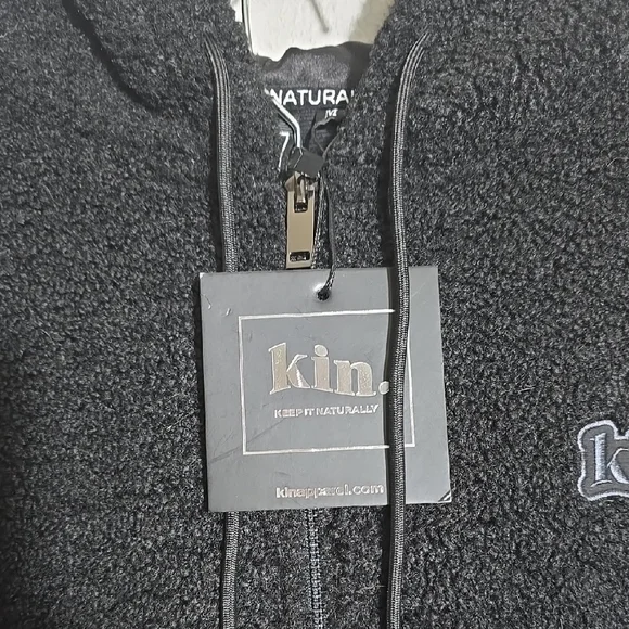 Kin Black Fleece Hoodie and Pants Set - Picture 2 of 8